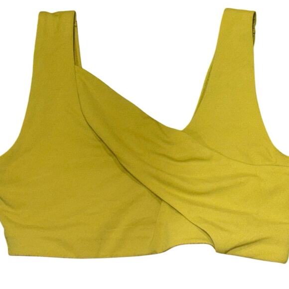 Lululemon Sz.6 Nulu Cross-Front Yoga Bra *Light Support, B/C Cups Auric Gold - Picture 2 of 8